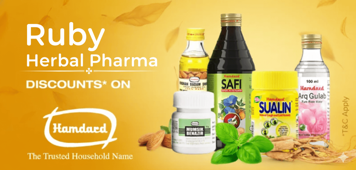 Hamdard Product available at Ruby Herbal Pharma