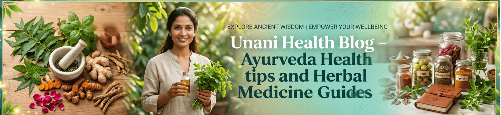 Unani Health Blog with natural wellness tips, herbal remedies, traditional Unani medicine guides, and healthy lifestyle information.